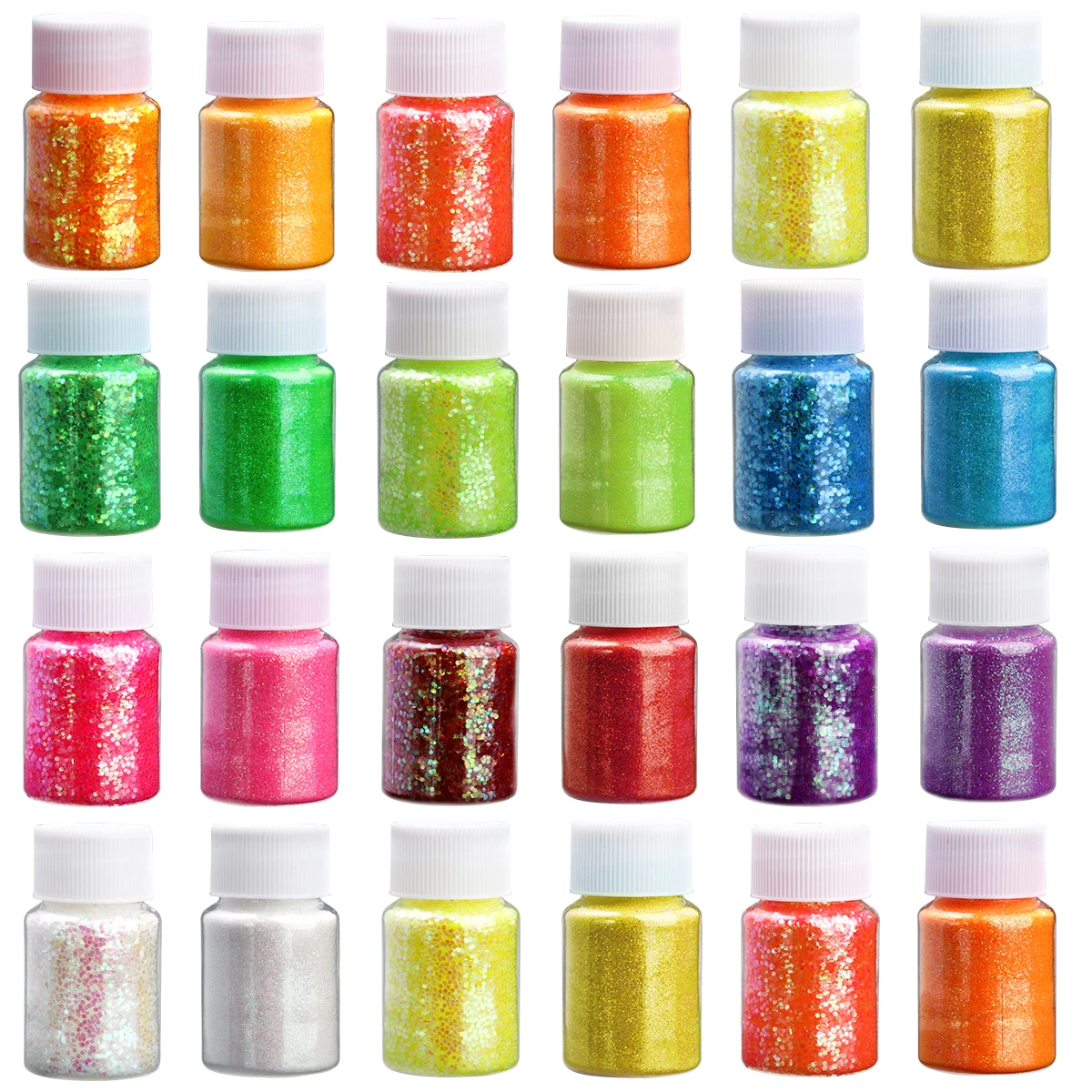 Vibrant Glitter Sprinkles for Creative DIY Makeup and Nail Art