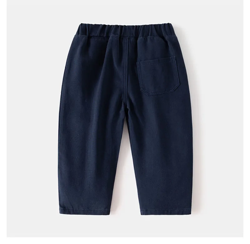 Girls Casual Solid Color Trousers Thin Style