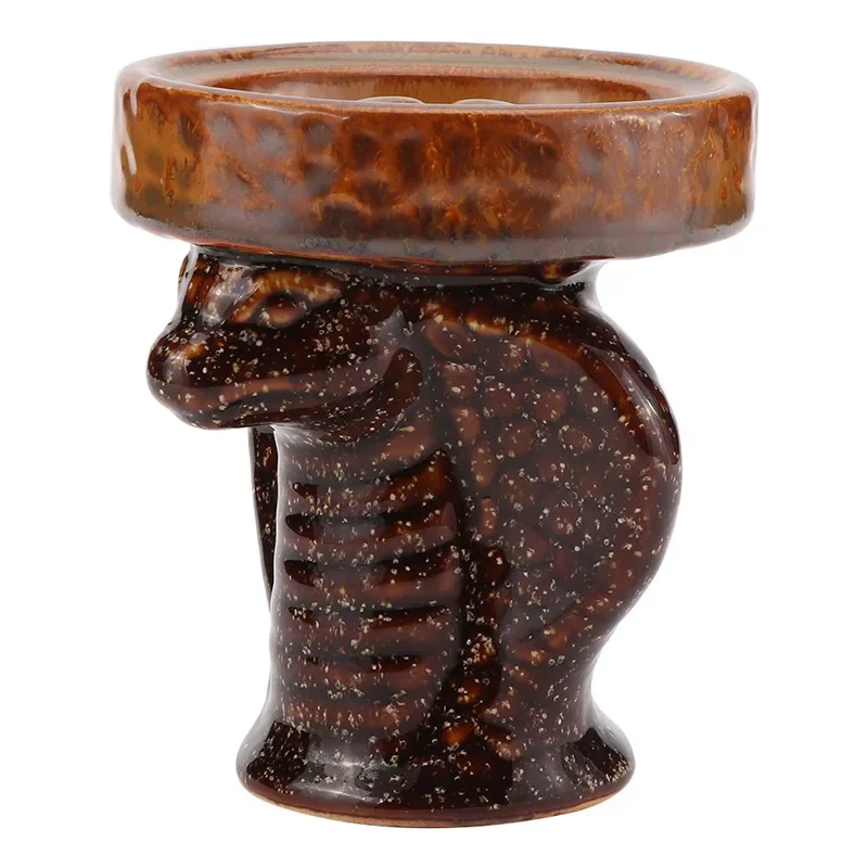 Cobra Shape Arab Shisha Hookah Bowl Ceramic Hookah Shisha Flavor Bowl Nargile Sheesha Narguile Chicha