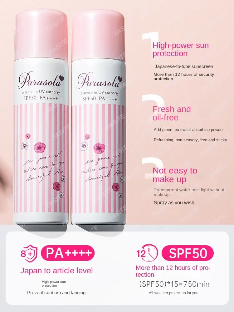 

Nalisi sunscreen spray cream for women's face UV protection, refreshing and whitening for face.