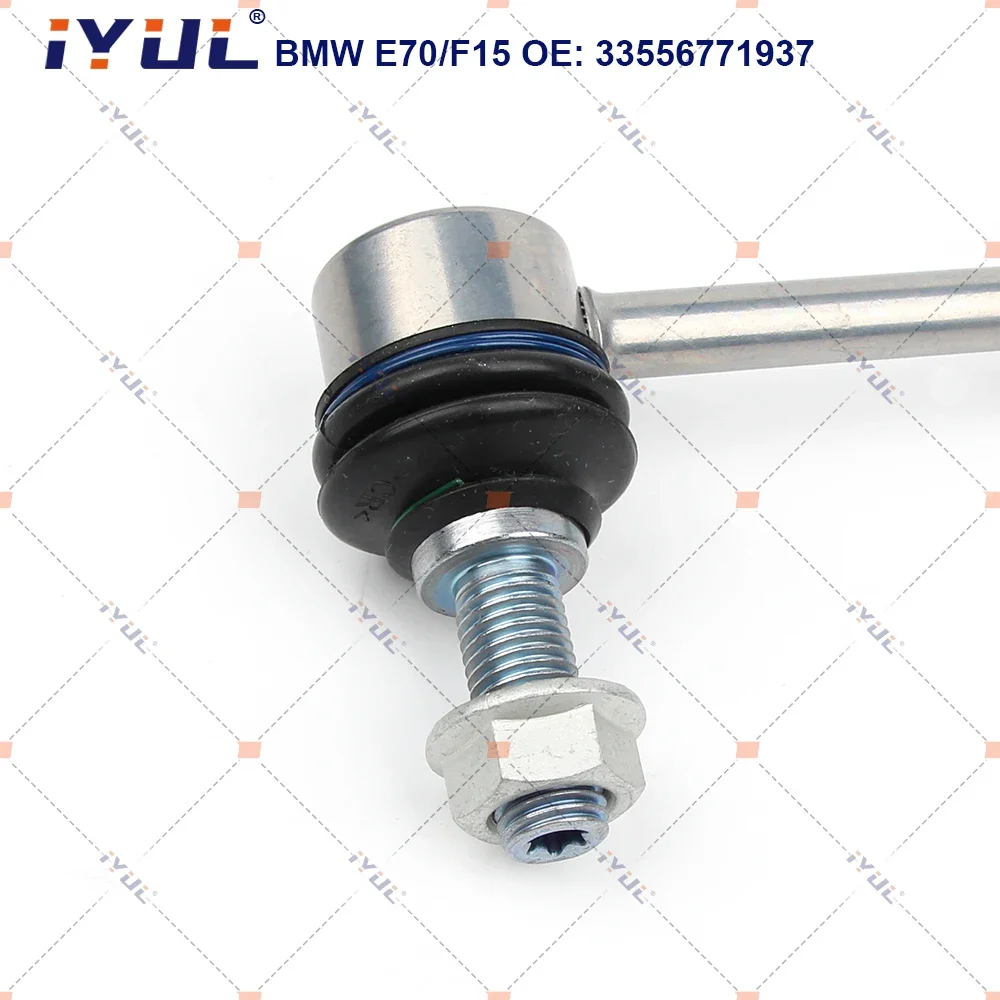 Rear Axle Sway Bar End Stabilizer Link Ball Joint For BMW X5 X6 Series E70 E71 E72 F15 F85 F16 F86 Hybrid 33556771937 A Pair
