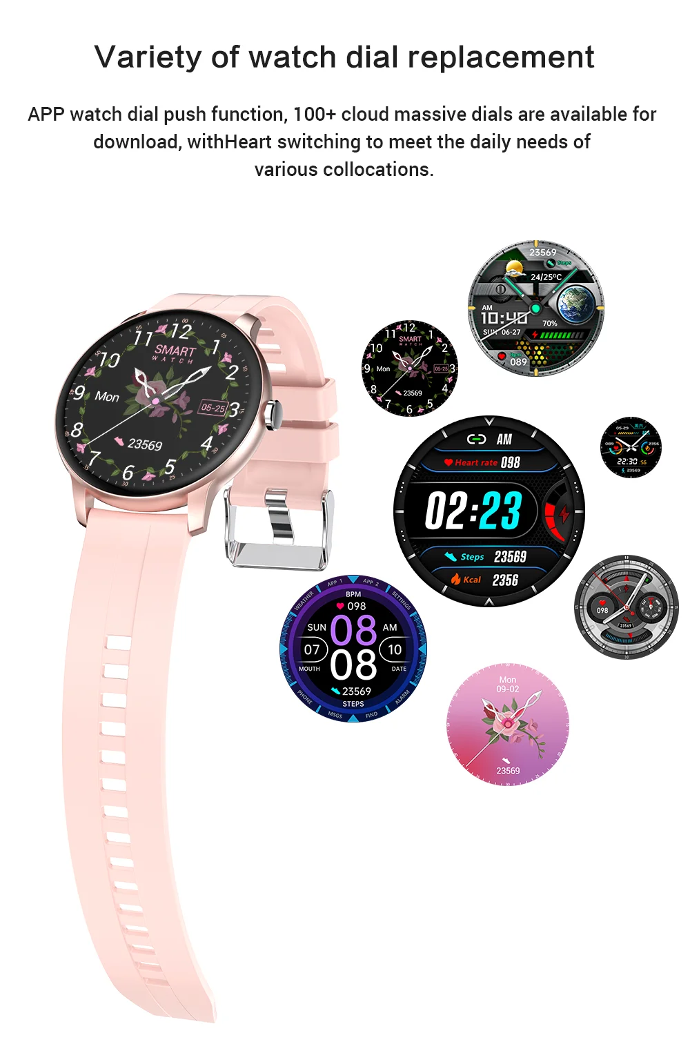 Lightweight Women Smart Watch Bluetooth Call Heart Rate Calories Monitoring Ladies Fashion Healthy Tracker Smart Sports Clock Z2