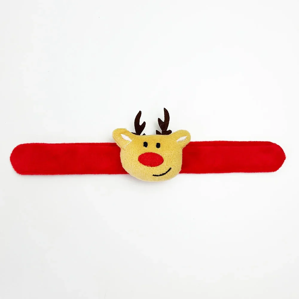 3PC Christmas children's Bracelet Snap Ring Holiday Atmosphere Decoration Small Gift Wristbands Christmas Toys