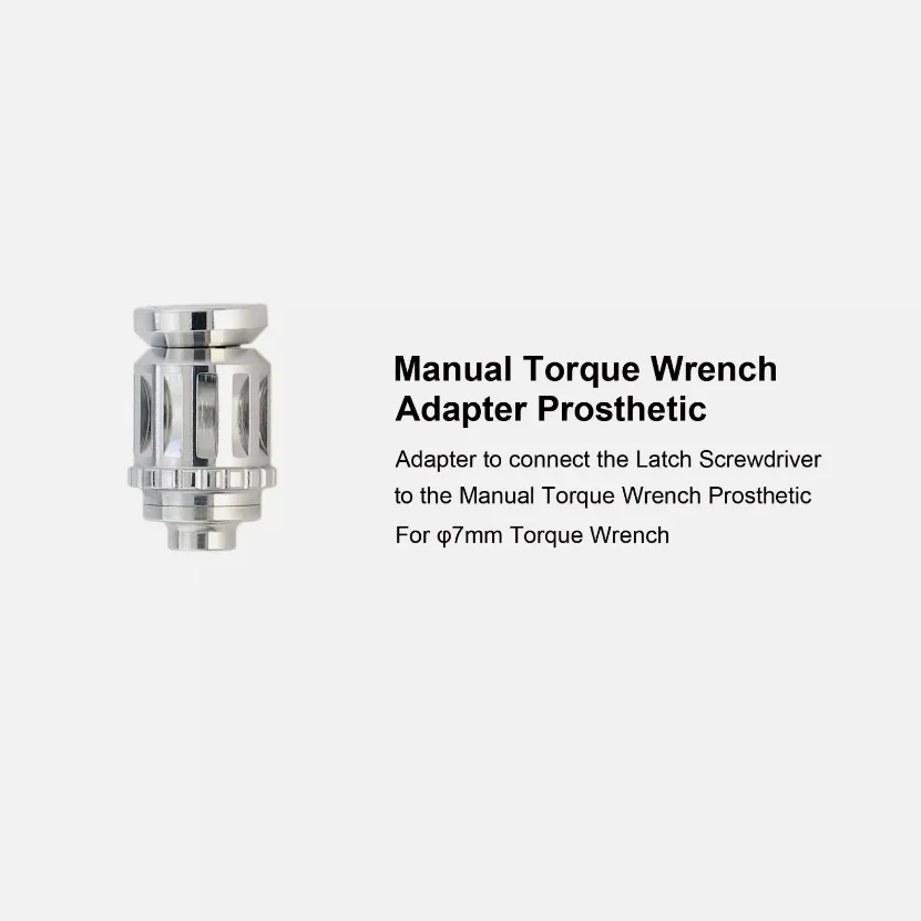 Universal Dental Torque Wrench Ratchet Latch Manual Shank Driver Adapter 2