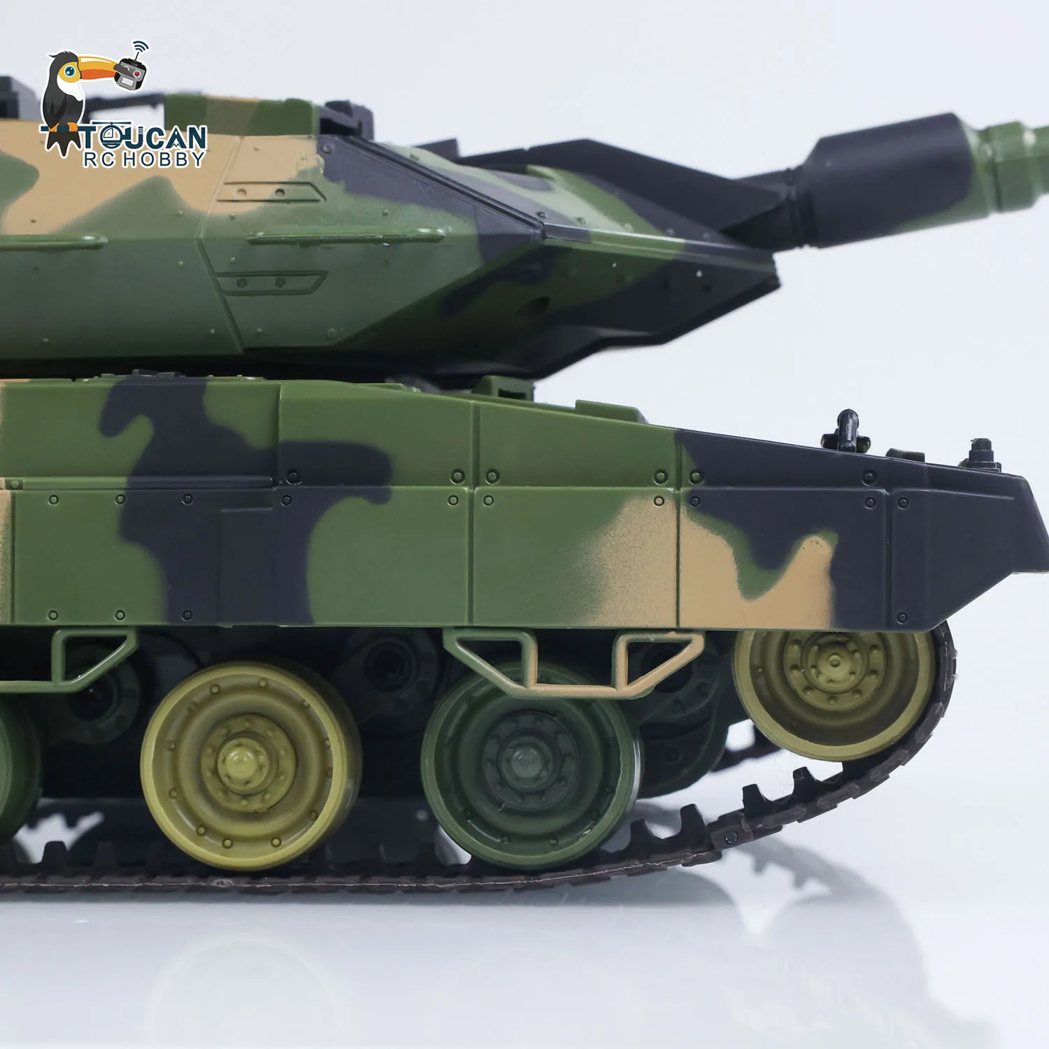 Sadeaafa19abb440b848a17b2f64d3318a Heng Long 3809 1/24 미니 RC 탱크 Leopard2A5 원격 제어 전투 탱크 모델 BB 적외선 전투 판처 차량 자동차 모델 장난감