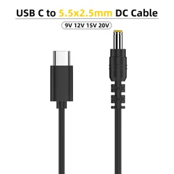 Versatile USB - C to DC Power Adapter Cable for LCD Monitors and Broadcast Equipment
