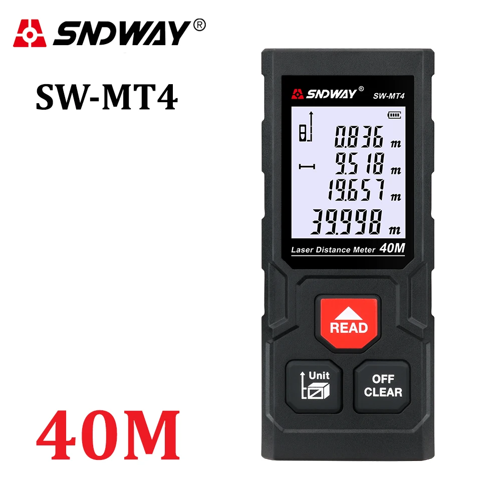 Laser Rangefinder Distance Meter SNDWAY Laser Rangefinder 120m 100m 70m 50m Laser Distance Meter Electronic Roulette Digital Rang Finder Trena Tape Lazer Measure
