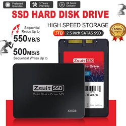 5Pcs/1pcs SSD 256GB Drive HDD 2.5 Sata3 Hard Disk Internal For Notebook Computer HD Ssd Sata High Speed Read Solid State Drives