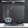 Transparent Hood Anti-oil Wall Sticker For Kitchen Furniture Art Mural Tile Home Decoration Glass Protection Film Heat-resistant 1