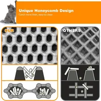 Cat Litter Mat Large Size Waterproof Pet Toilet Cat Litter Trapping Mat Non Slip Double Layer Cats Litter Box Pad Pet Product 5