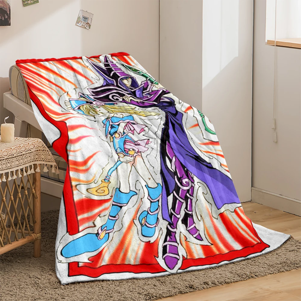 Dark Magician Throws Blanket Super Soft mythical fantasy kawaii Blanket for Travel Bedding CouchBirthday Gift Sofa Bed Blanket 2