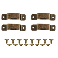 4pcs Vintage Tape Measure Clips Metal Tape Measure Hanger Carrier Leather Tool Waist Pocket Bag Clip Portable Tool Bag Holder 1