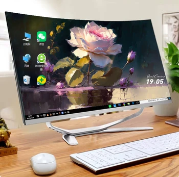 Factory Wholesale All-In-One Computer for Office and Home Use 22inch 24inch Touch Screen Desktop Computer Host Unit Complete Set 1