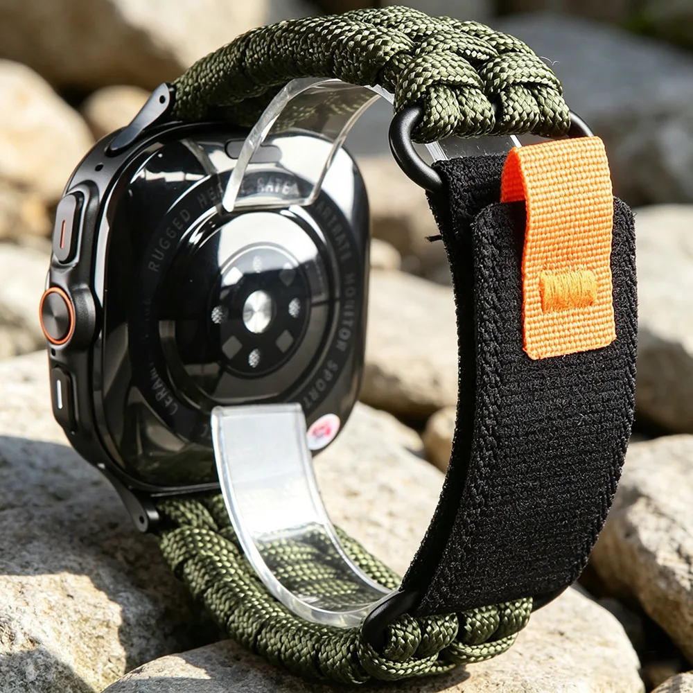 Breathable Outdoor Nylon Rope Bracelet Strap