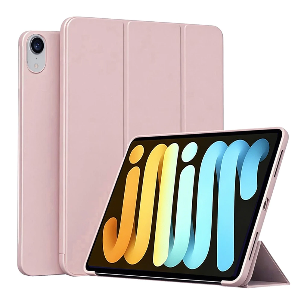 Premium Magnetic Flip Smart Cover with Soft Silicone Back