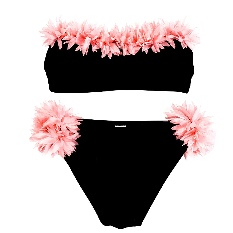 Costumi da bagno per bambina nuovo costume da bagno con stampa floreale costume