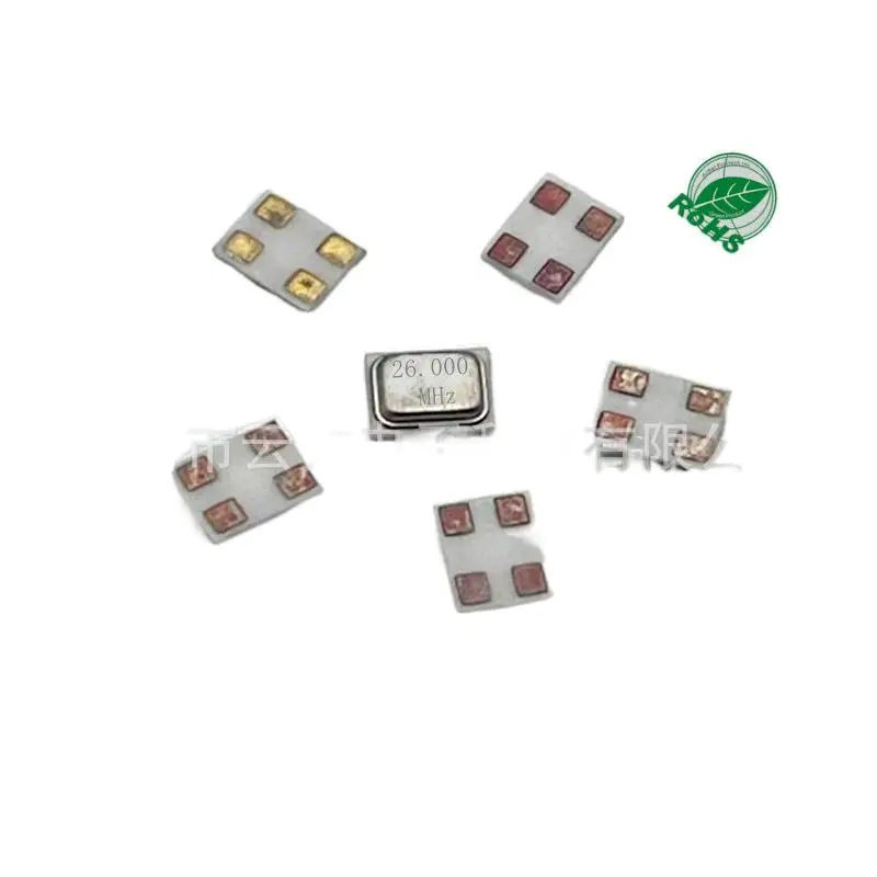 50개/LOT 공장 직송 접착식 SMD3225 16M 24M 26M 표면 실장 발진기 패시브 석영 공진기