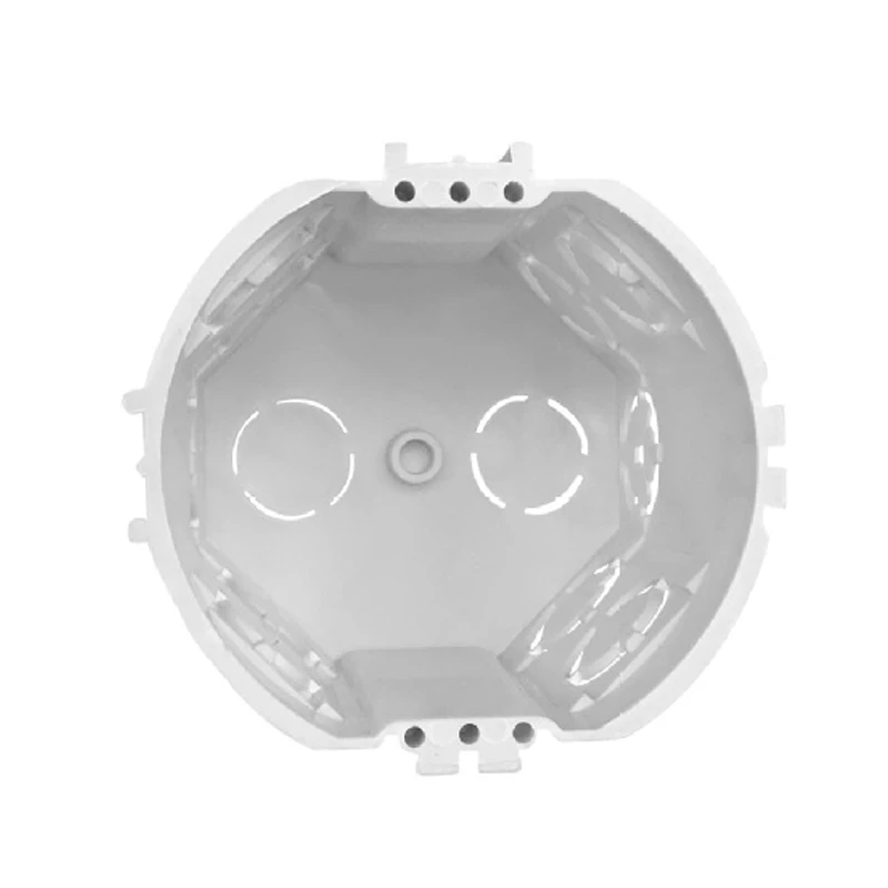 NYWP EU Standard Wall Round Mounting Box Internal Cassette Wiring Box White Back Box EU Switch and Socket