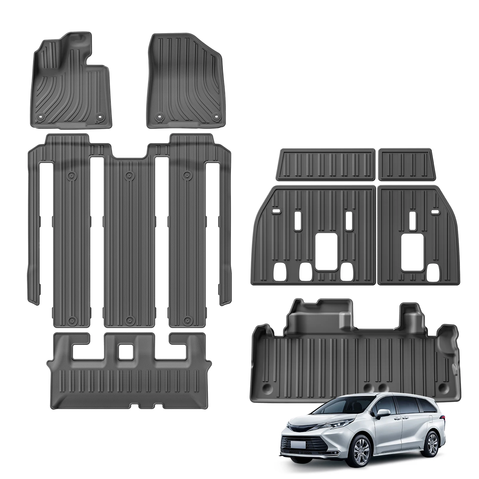トヨタ シエナ(XL30) リミテッド (7人)純正フロアマット トヨタ シエナ(XL30) リミテッド (7人)純正フロアマット