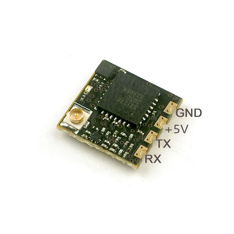 Le récepteur HappyModel ES900RX ELRS 915MHz, compact et léger, adapté aux drones de course.