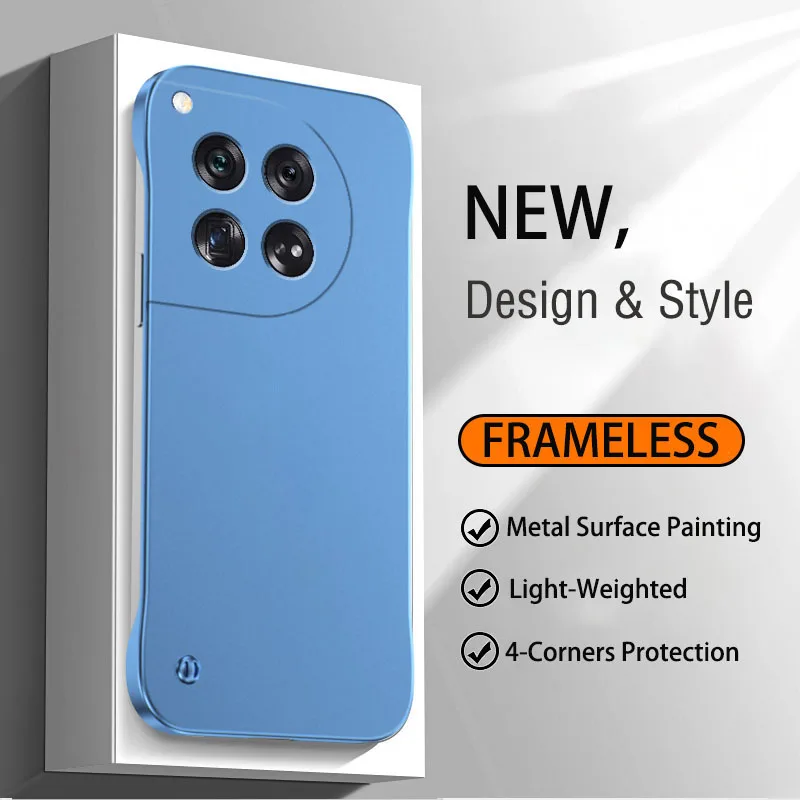 Luxury Metal Surface Ultra-Thin Frameless Phone Case