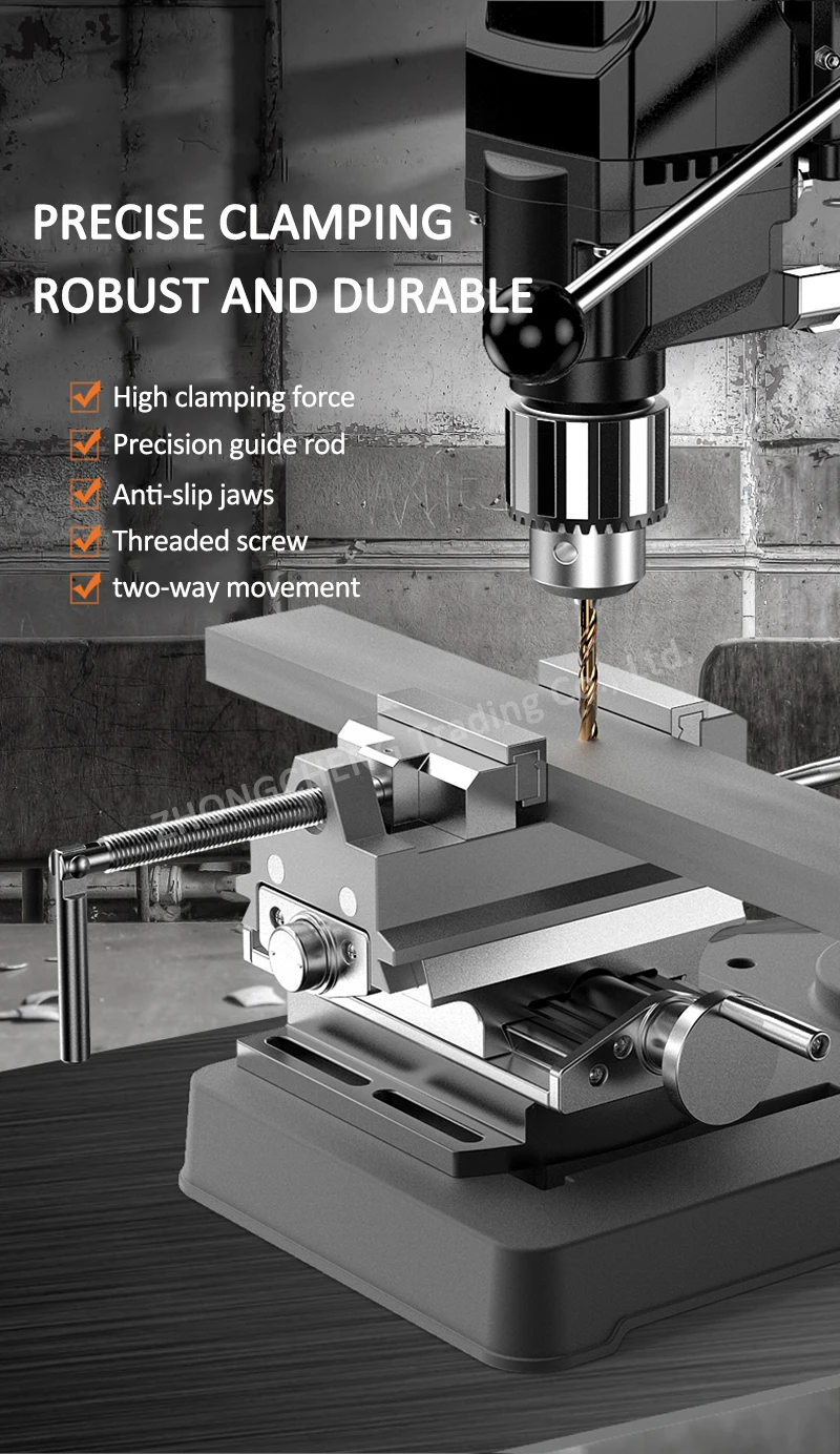 Vise wrench with double fine-tuning Precision Universal Industrial-grade Heavy-d