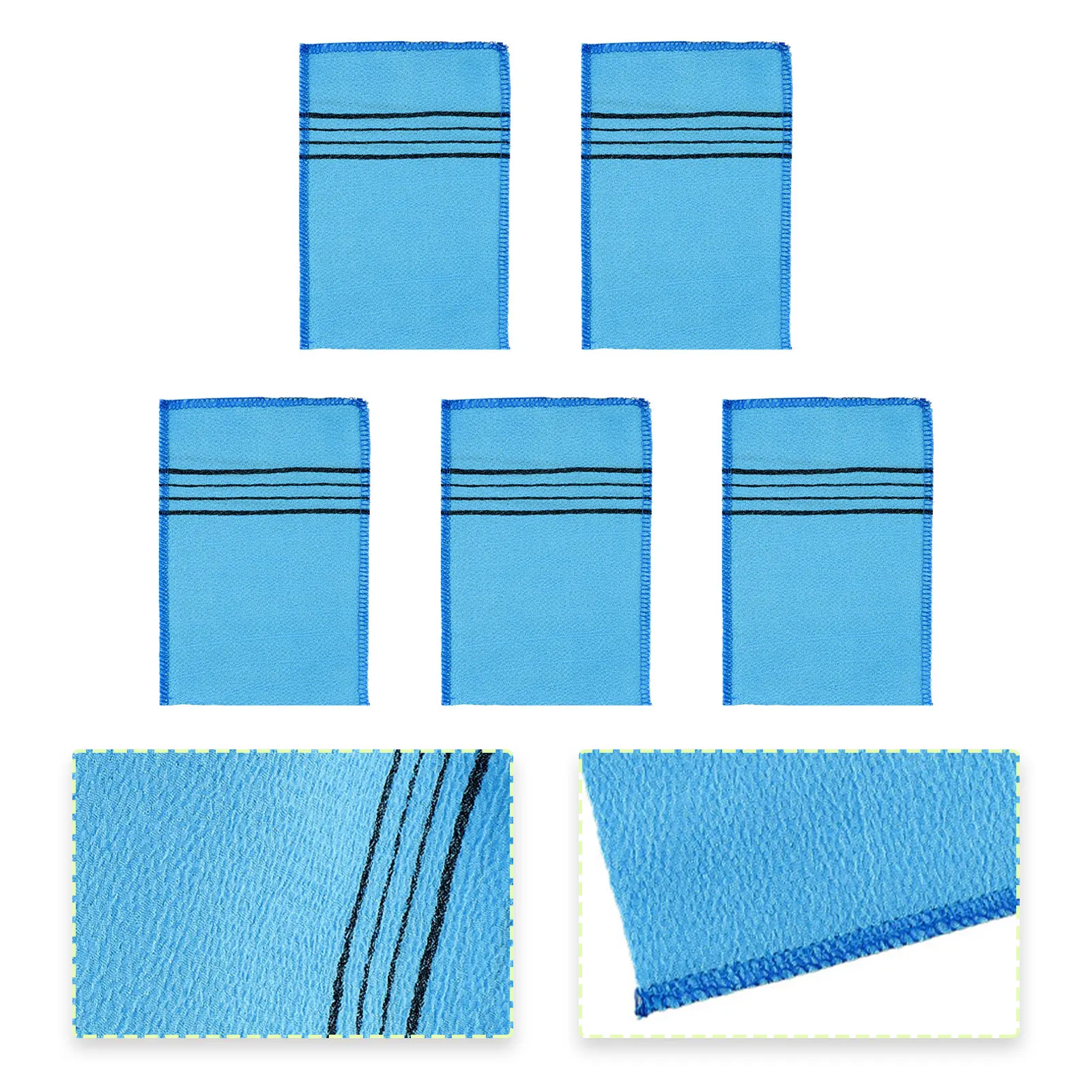 

Scrub Towel Bath Bath Towel Cloth Korean Exfoliating Body Italy Asian Exfoliating Bath Massage Polyester Cotton