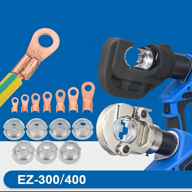 EZ300/400 18V Charging Opening Nose Crimping Cold Terminal Lithium Electric Hydraulic Copper Aluminum Terminal Crimping Pliers 6