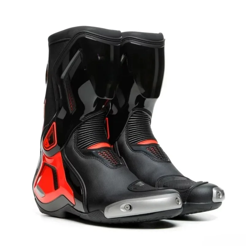 Leather Motorcycle Boots TORQUE3 Protective Riding Shoes Waterproof Long Boots Platform Non-slip Racing Shoes Brand Direct