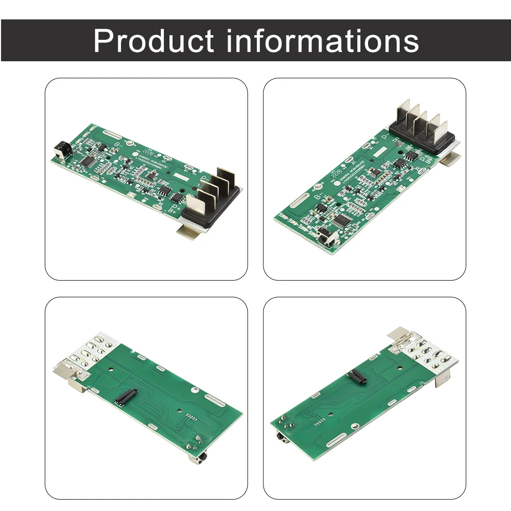 

1 Set Battery Plastic Case PCB Charge Protection Board For Hoover 18V Lithium Battery Power Tool Air Tool Accessories