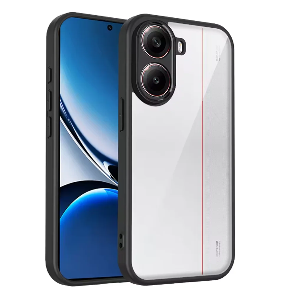 Luxury Simple Transparent Slim Case with Airbag Anti-Drop Protection