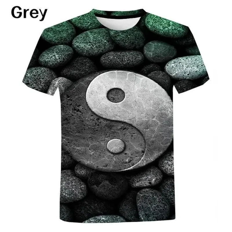 

Yin Yang Bagua 3D Printed Men T-shirt Unisex 2023 Fashion Casual Oversized Tees T Shirts 100-4XL Comfortable Washed Graphic Tee
