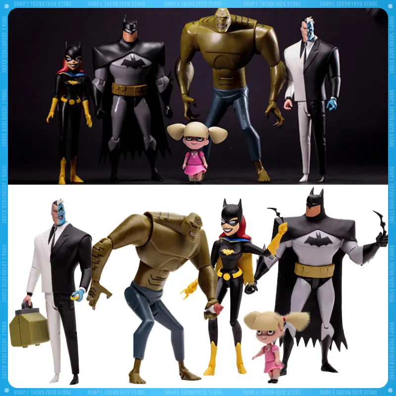 

Игрушки Mcfarlane Batman Batgirl двухсторонняя кукла-девочка-Хиллер Croc многосторонняя новые приключения аниме экшн-Фигурка Статуя Модель игрушка