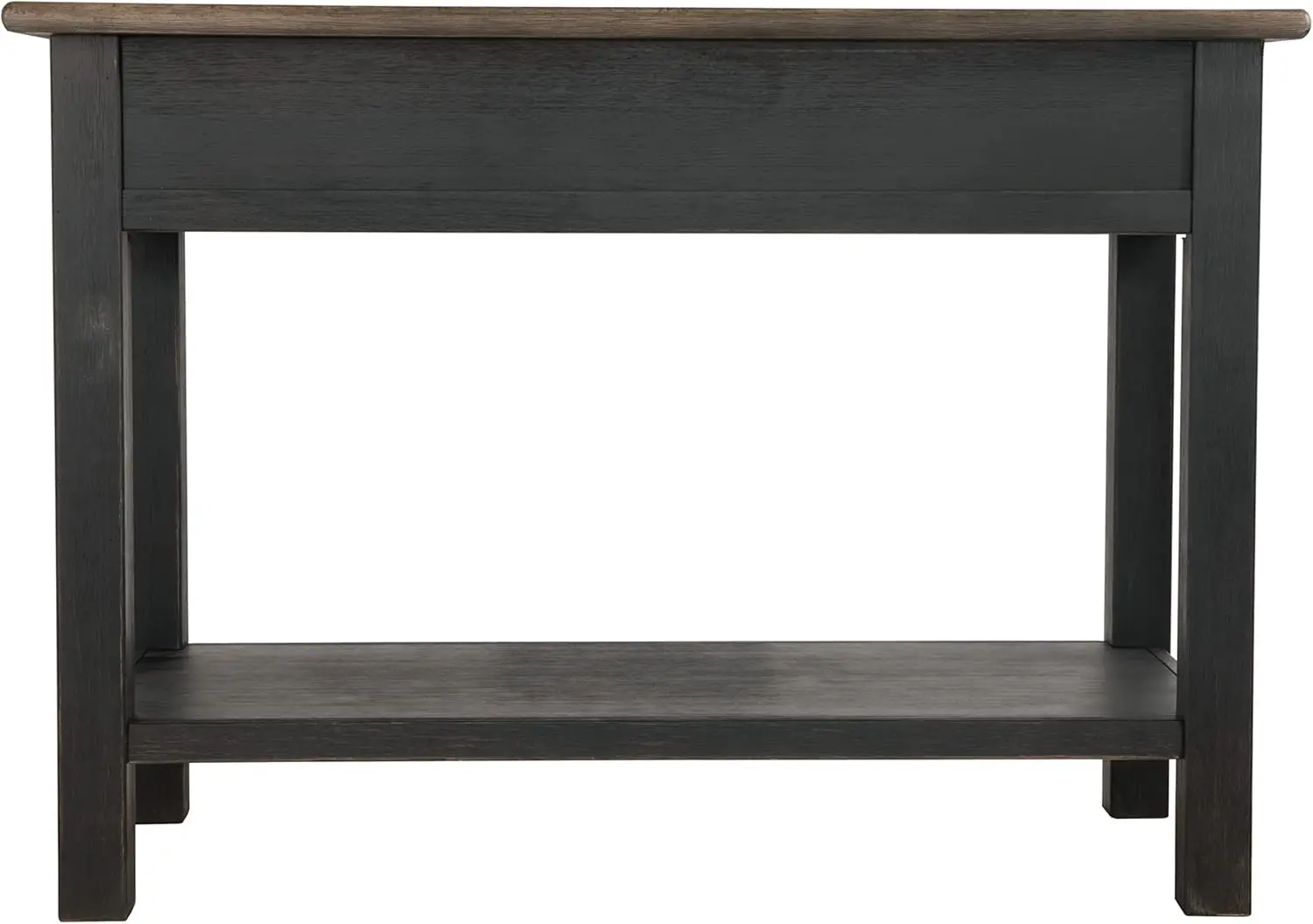 Tyler Creek Modern Farmhouse Sofa Table, Brown & Black 5