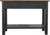 Tyler Creek Modern Farmhouse Sofa Table, Brown & Black 5