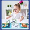 Montessori Kids Toys Magnetic Advance Educate Book 3-In-1 Fruit Animal Marine Dinosaur Cognitive Early Education Puzzle Play 3