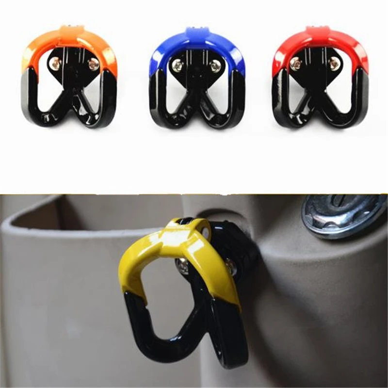 4 Color Multifunction Motorcycle Hook Luggage Bag Hanger Helmet Claw Double Bottle Carry Holders For Moto Accessories