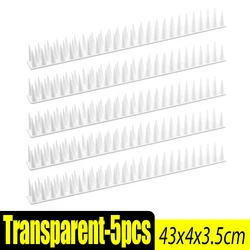 Flexible Outdoor Bird and Pest Repellent Barrier Mat (Transparent- 5pcs)