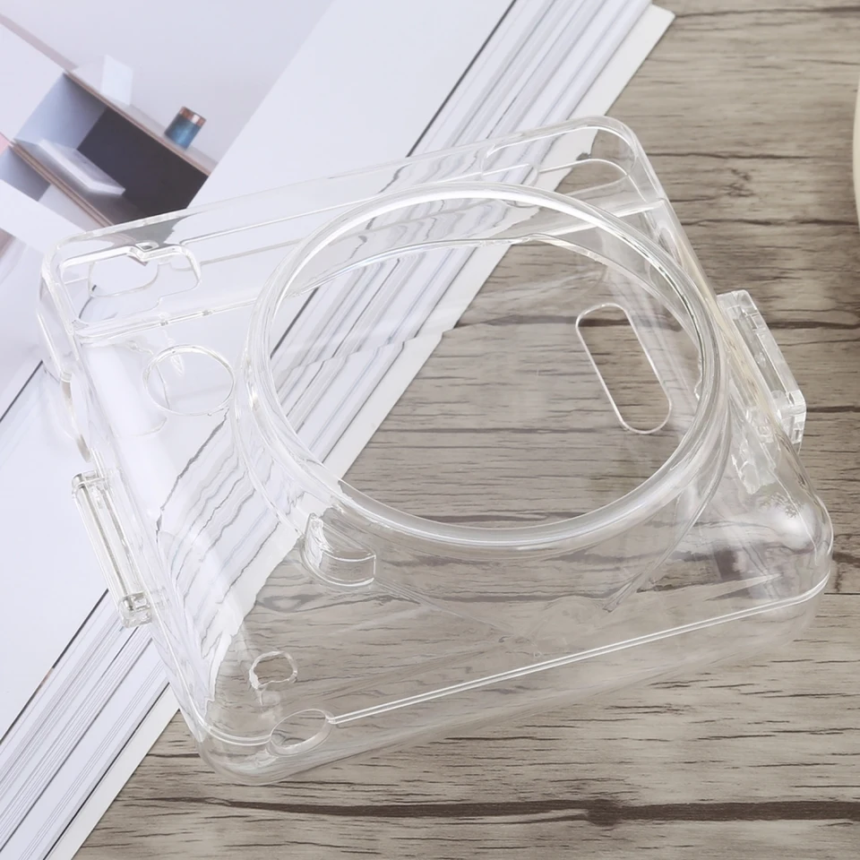 ストラップ付き保護クリスタルケース,fjifilm用ケース,instaxスクエア