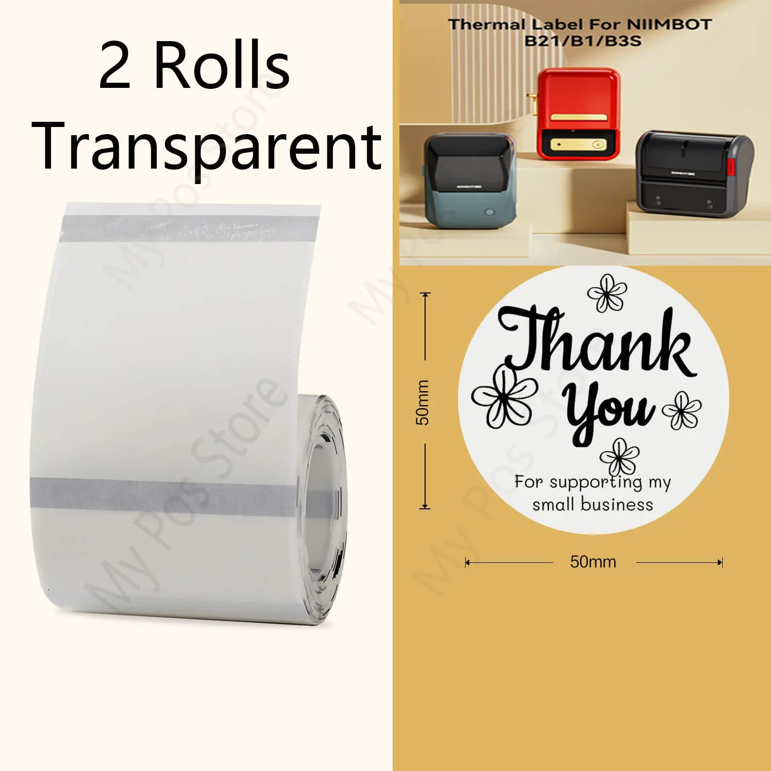 Rouleau de Papier Adhésif Transparent pour Étiquettes PeriPage L1, Ruban  Adhésif Étanche à l'Huile et à la Déchirure, de Poche, 10 Pièces -  AliExpress