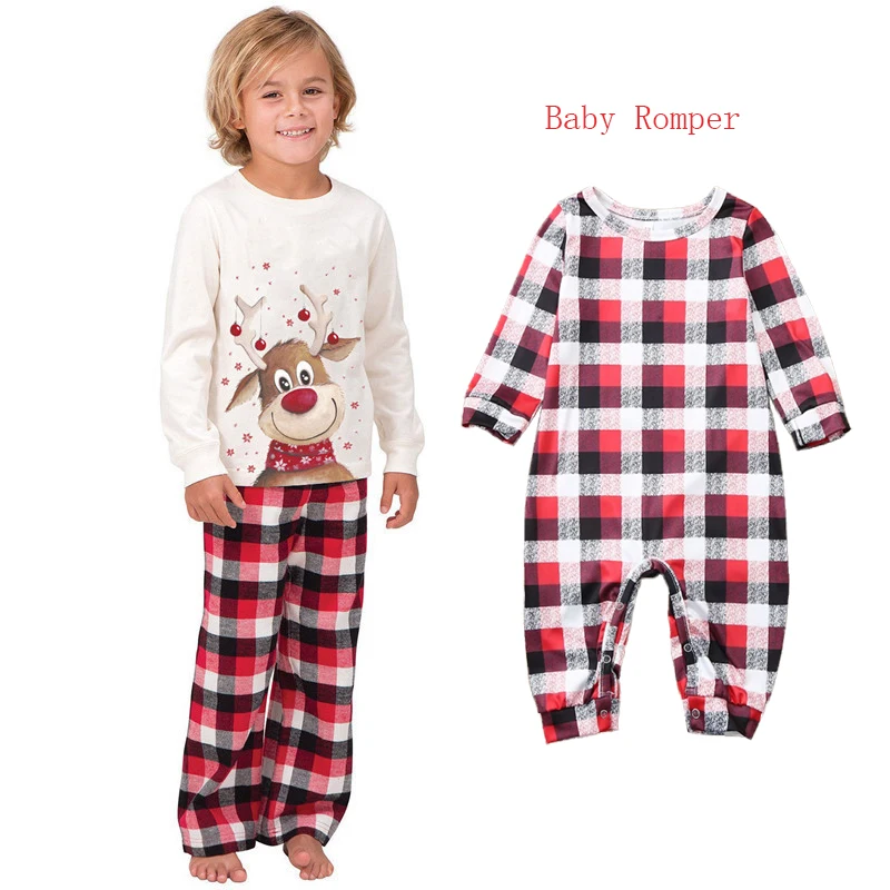thumbnail image 5 of 2024 Ropa a juego para la familia Pijamas navideños Conjunto de pijamas para madre e hija para bebé Ropa de dormir para madre e hija Traje para padre e hijo, 5 of 5