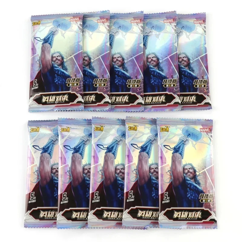 KAYOU 120/180Pcs Marvel Card Avengers Set SSR CR Rare Card Spider-Man Iron Man Competitive Edition Collectible Toy