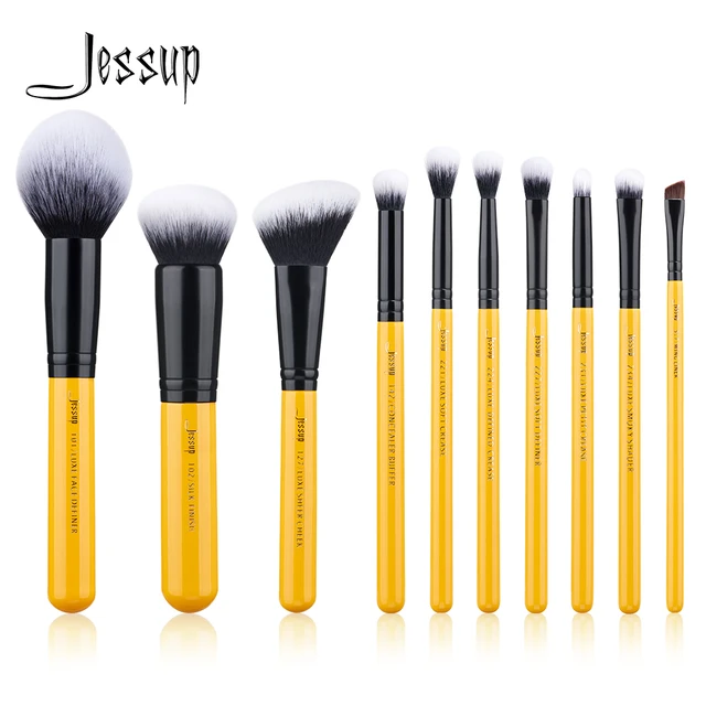 Jessup Eye Makeup Brushes Set Professional Eye Blending Brush Synthetic  Blends Shadow Crease Pencil Smoky T338 - Makeup Brushes - AliExpress