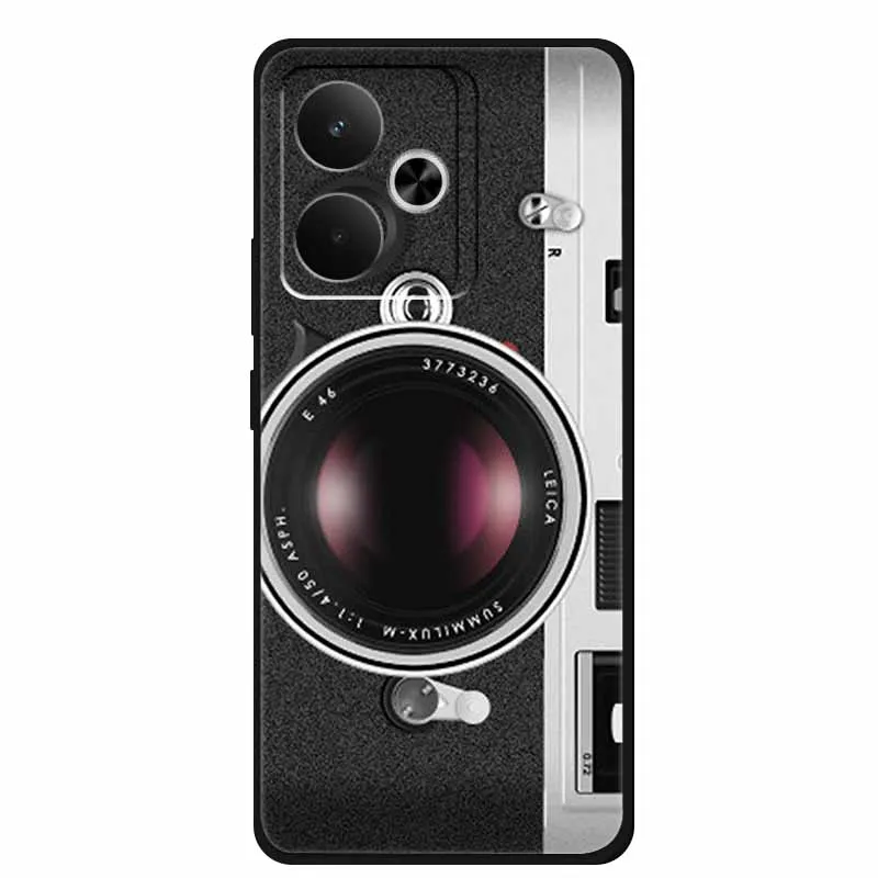 Sleek Black Silicone Soft Back Phone Case Cover