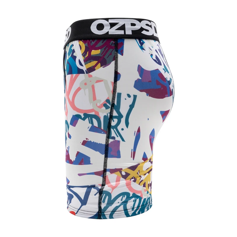 5Pcs Sexy Summer Men Boxer Underwear Breathable Printed Men's Panties Underpants Male Plus Size Man Boxer Briefs Man Boxershorts 3