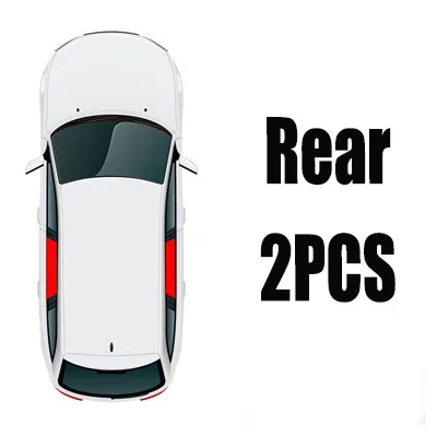 2pcs Rear