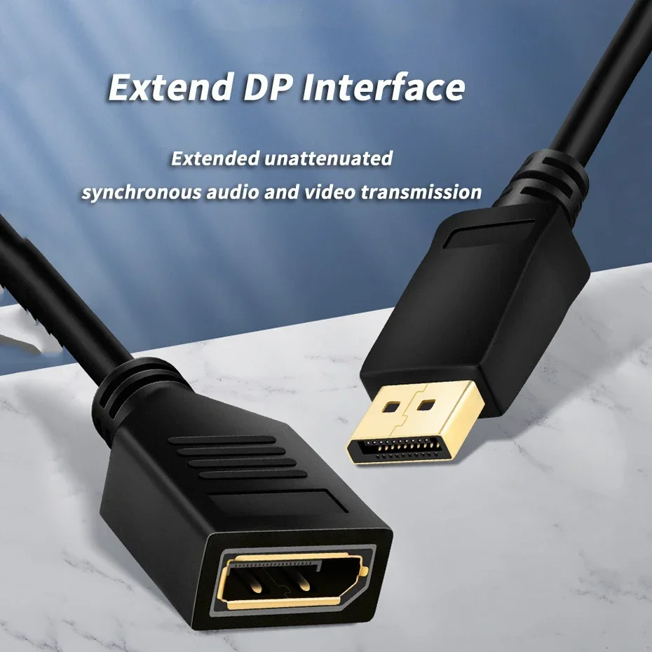 디스플레이 포트 어댑터, 비디오 PC 노트북 TV DP 1.4 1.2 디스플레이 포트 1.2 케이블, 1.4 익스텐션 케이블, 4K HDR
