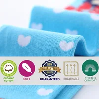 6Pairs/Lot 2-14Years Children Girls Socks Soft Cotton Toddler Leg Warmers Mermaids Cartoon Socks For Kids Knitted Girl Knee Sock 4