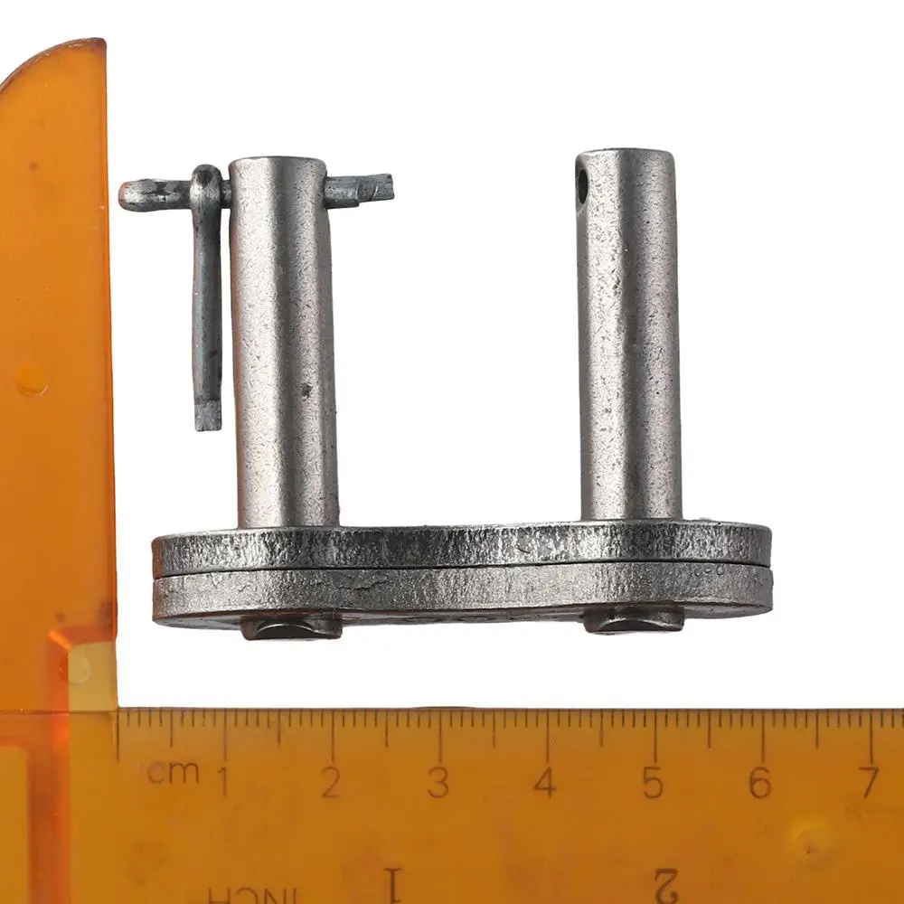 5Pcs 1 1/4" Pitch #100 Chain Master Connector Carbon Steel Standard Connecting Split Links Link Joint Parts for 20A Chain