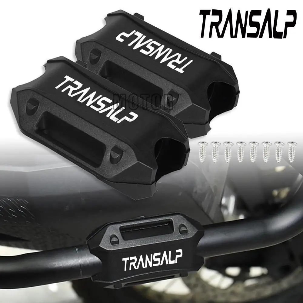 

Motor Engine Crash bar Protection Bumper Decorative Guard Block For HONDA TRANSALP 600 650 700 XLV 600 650 700 XLV TRANSALP700